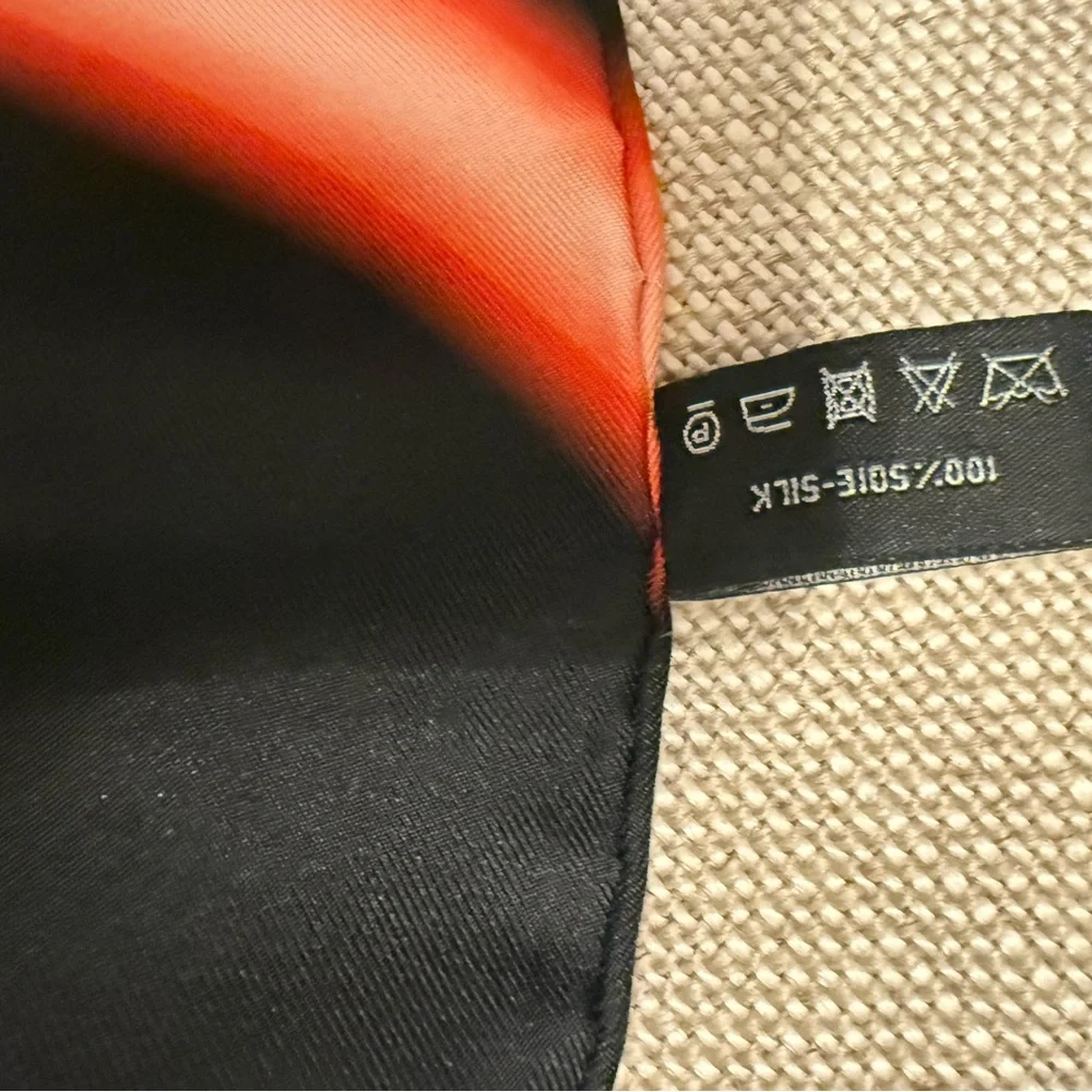 Chanel Multicolor Neon Logo Scarf Twill - Picture 3 of 3